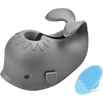 Boon FLO Toddler Bath Tub Water Deflector and Faucet Cover with Bubble Making Dispenser by Boon - American Made