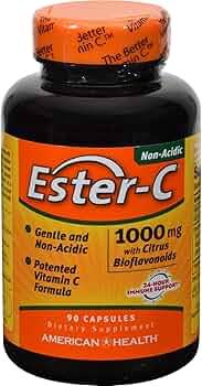 American Health Ester-C 1000 mg with Citrus Bioflavonoids 90 Count by American Health - American Made