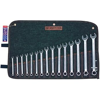 Wright Tool 15-Piece Metric Combination Wrench Set 12-Point by Wright Tool - American Made