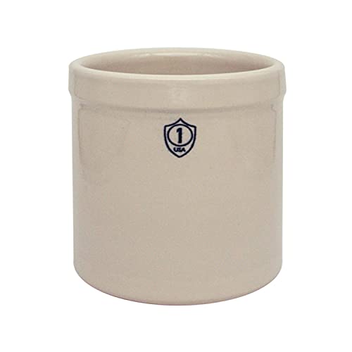 Gardener's Supply Company Ohio Stoneware 1GC Crock 7-34/"x8-1/4-1 Gallon by Ohio Stoneware - American Made