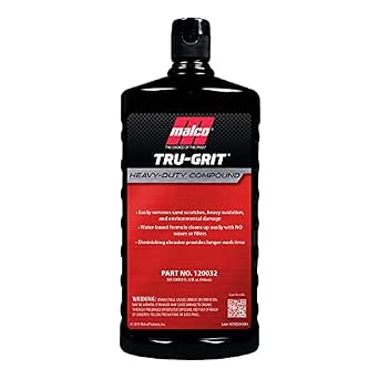 Malco Tru Grit Heavy Duty Buffing Compound 32 oz by Malco Automotive - American Made