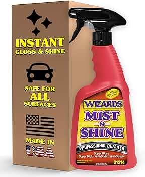 Wizards Mist-N-Shine Detail Spray 22 oz by Wizards Products - American Made