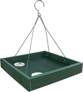 Woodlink Going Green Platform Bird Feeder Recycled Plastic by Woodlink - American Made