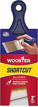 Wooster Brush Q3211-2 Shortcut Angle Sash Paintbrush 2 Inch by Wooster Brush - American Made