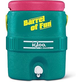 Igloo 3-Gallon Industrial Water Cooler Red/Yellow by Igloo - American Made