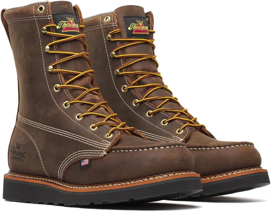 Thorogood American Heritage 10-Inch Moc Toe Work Boot by Thorogood - American Made