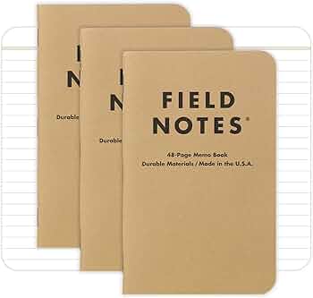 Field Notes Original Kraft Ruled Memo Books 3-Pack by Field Notes - American Made