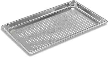 Vollrath 30013 Super Pan V Anti-Jam Steam Table Pan Perforated Full Size by Vollrath - American Made