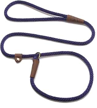Mendota Pet Slip Leash Purple 3/8in x 4ft Small Breeds by Mendota Pet - American Made