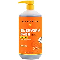 Alaffia EveryDay Shea Body Wash Unscented 32 Fl Oz by Alaffia - American Made