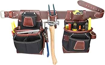 Occidental Leather FatLip Tool Bag Set Large 25 Pockets by Occidental Leather - American Made