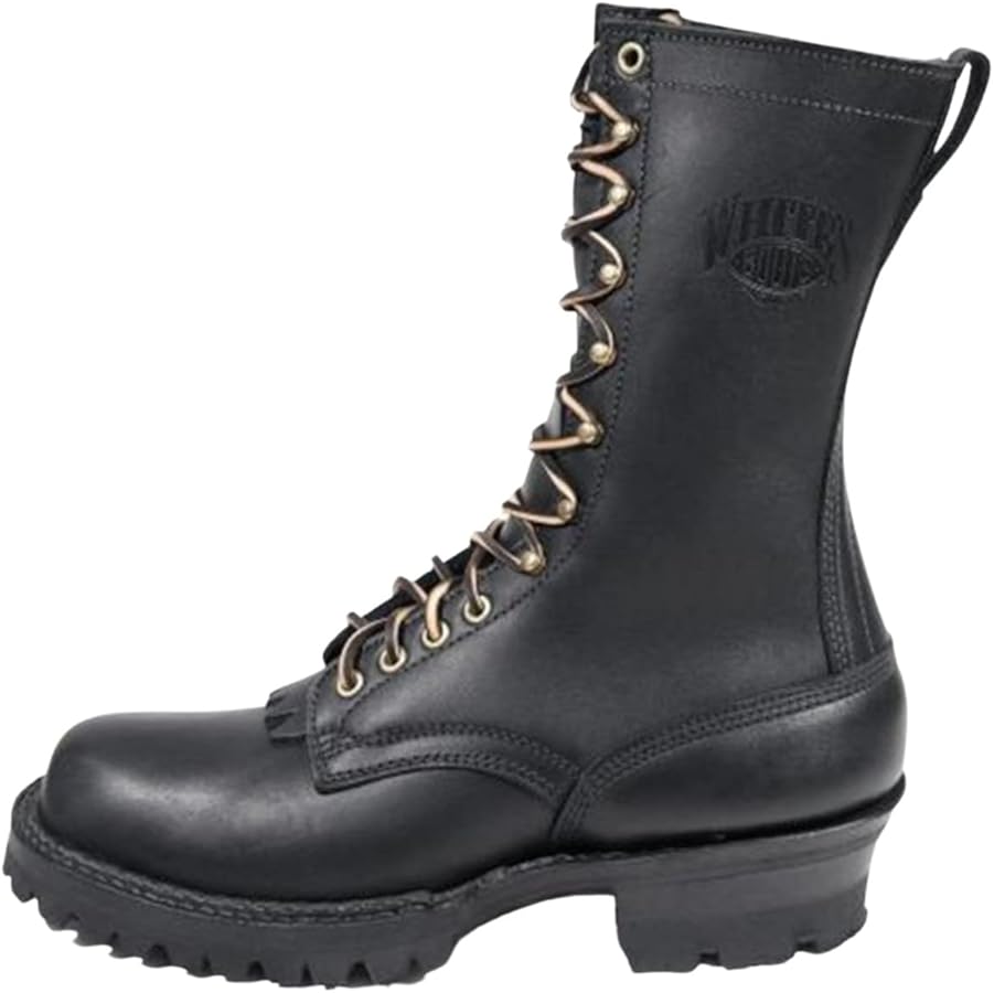 White's Boots Original Smoke Jumper Boot 10-Inch Black by White's Boots - American Made