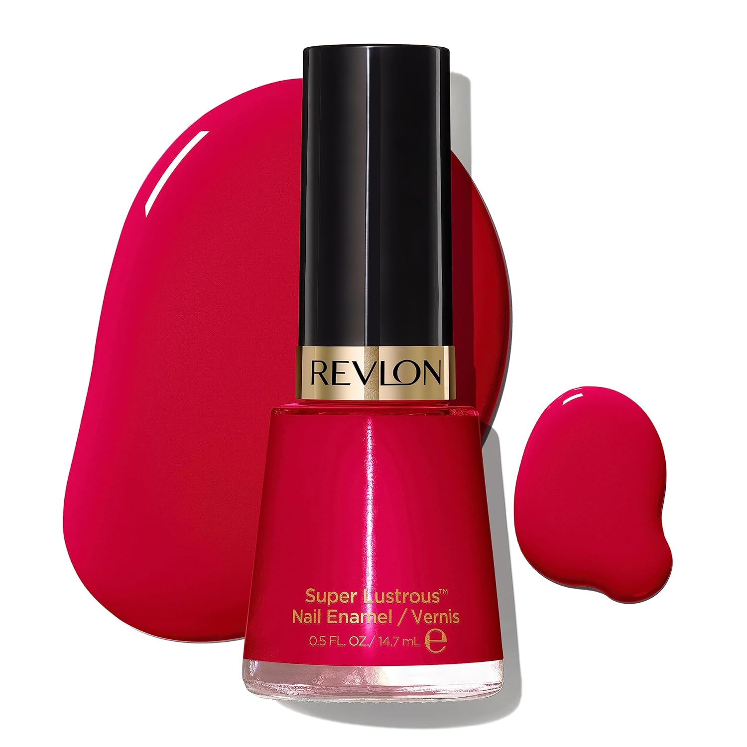 Revlon Super Lustrous Nail Polish Longwear Revlon Red 0.5oz by Revlon - American Made