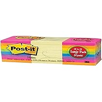 Post-it Notes 3x3 in, 2400 Count — Assorted Colors Value Pack by Post-it - American Made