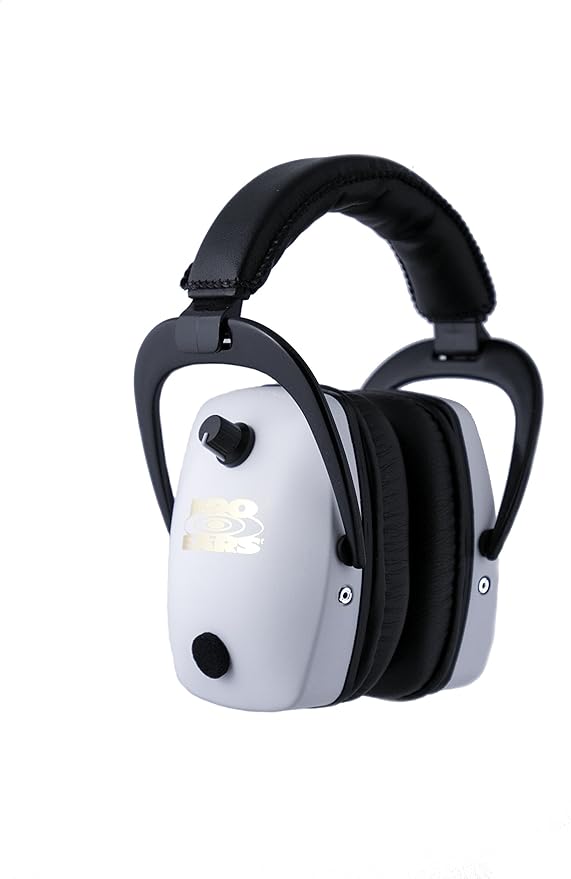 Pro Ears Pro Slim Gold Electronic Hearing Protection NRR 28 White by Pro Ears - American Made