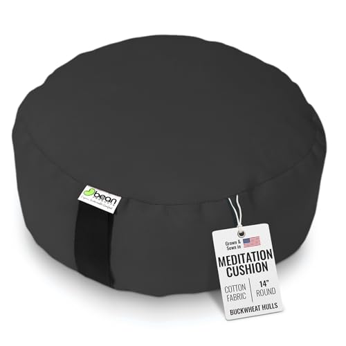 Bean Products Meditation Cushion Zafu Buckwheat Fill by Bean Products - American Made