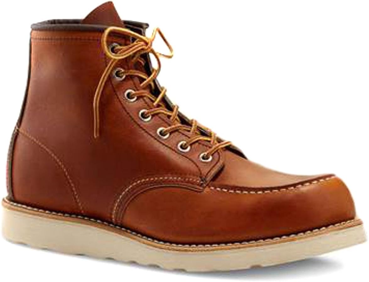 Red Wing Shoes Classic 875 Moc Toe Boot Amber Brown by Red Wing Heritage - American Made