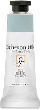 Jack Richeson 37-Ml Artist Oil Colors, Ice Blue by Jack Richeson - American Made