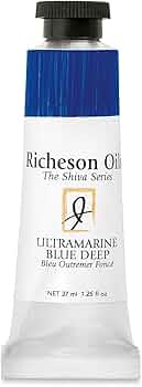 Jack Richeson 37-Ml Artist Oil Color, Ultramarine Blue Deep by Jack Richeson - American Made