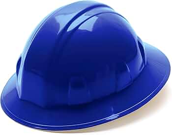 Pyramex Safety SL Series Full Brim Hard Hat Blue by Pyramex Safety - American Made