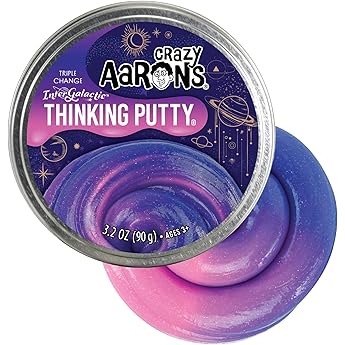 Crazy Aaron's Thinking Putty ION Glow in the Dark 4-Inch Tin by Crazy Aaron's - American Made