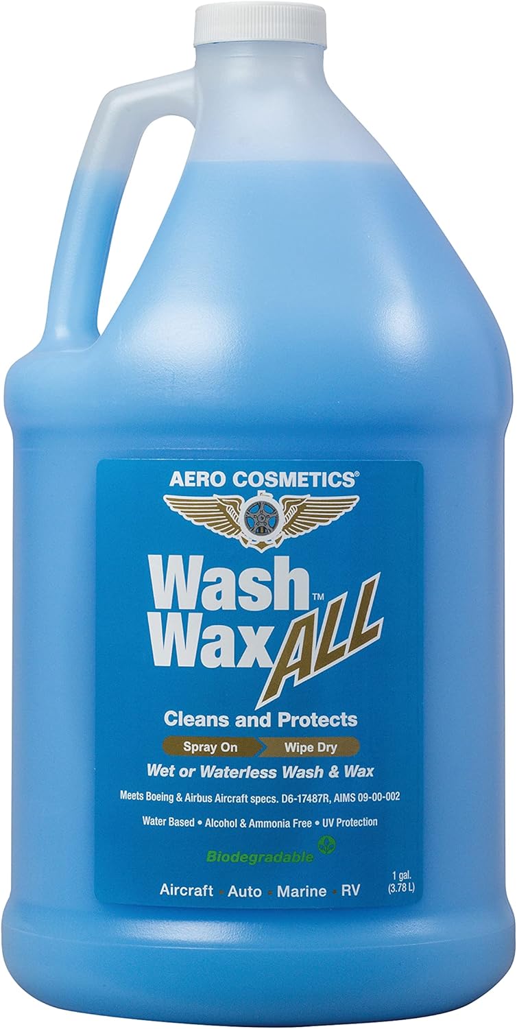 Aero Cosmetics Wet or Waterless Car Wash Wax 128 oz by Aero Cosmetics - American Made