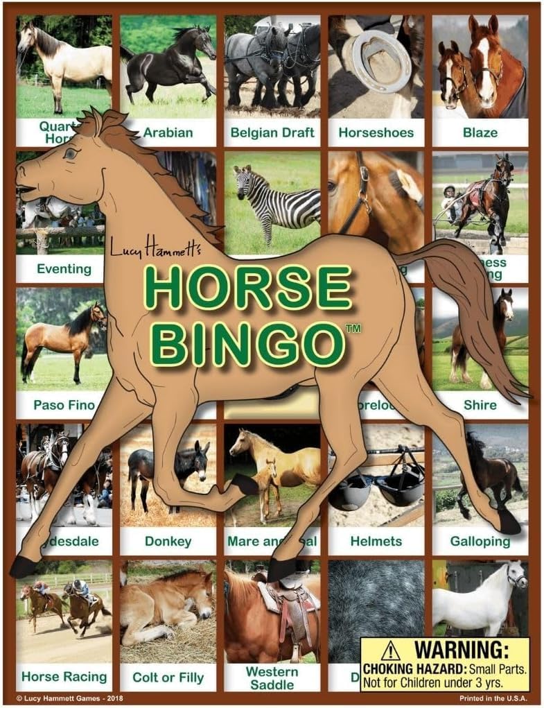Lucy Hammett Games Horse Bingo by Lucy Hammett Games - American Made