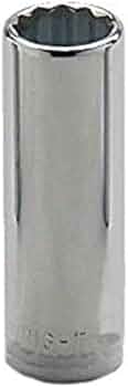 Wright Tool 3/8-Inch Drive 12-Point Deep Metric Socket 15mm