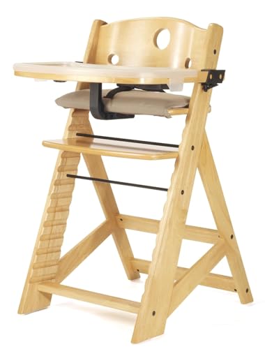 Keekaroo Height Right High Chair with Tray, Natural by Keekaroo - American Made