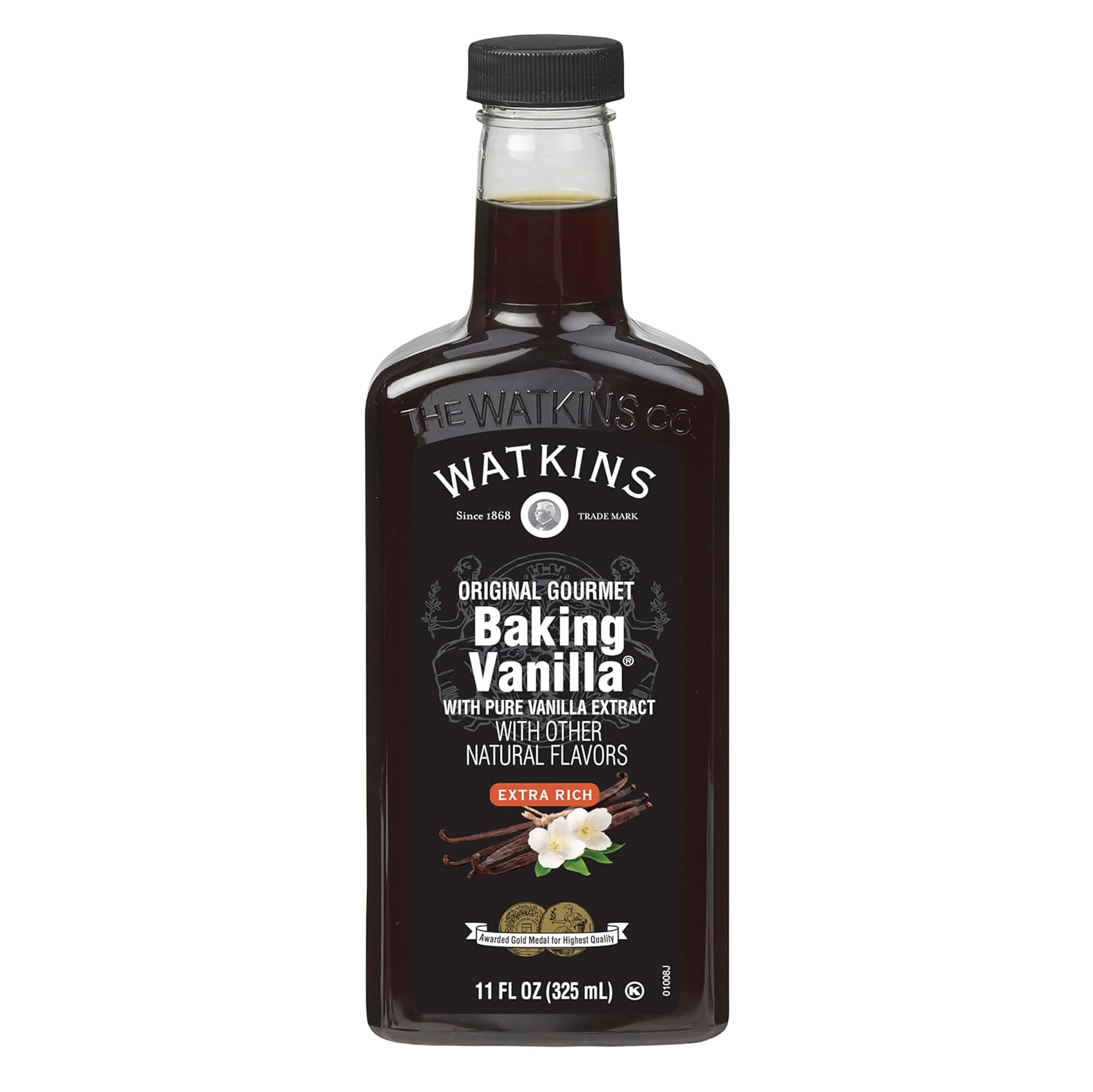 Watkins All Natural Original Gourmet Baking Vanilla with Pure Vanilla Extract 11 Fl Oz by Watkins - American Made
