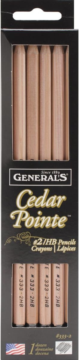 General Pencil Cedar Pointe No. 2 Pencil 12-Pack by General Pencil - American Made