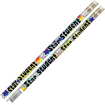 Musgrave Star Student Motivational Pencils Pack of 144 by Musgrave Pencil Company - American Made