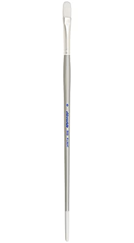 Silver Brush Silverwhite Filbert Paintbrush for Watercolor and Acrylic, Size 6 by Silver Brush Limited - American Made