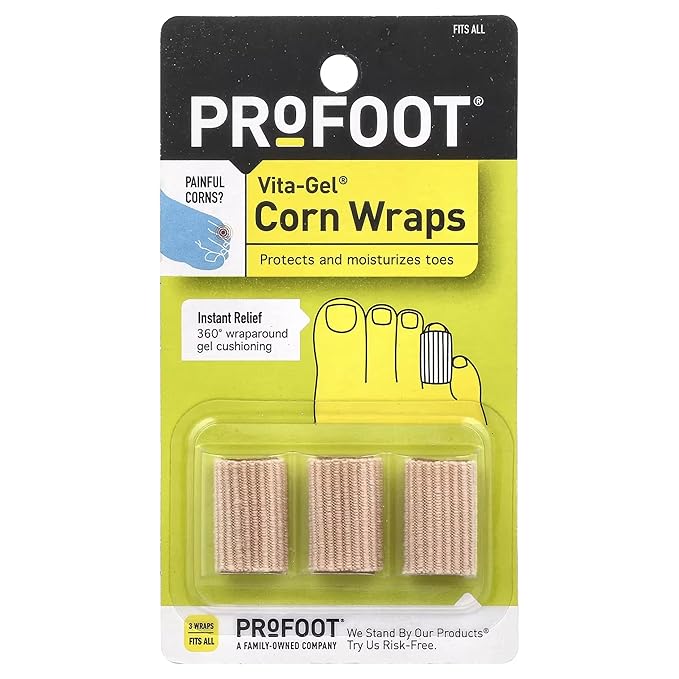 ProFoot Vita-Gel Corn Wraps 3 Each by Profoot - American Made