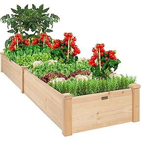 Gronomics Raised Garden Bed 34x95x19 Unfinished Cedar by Gronomics - American Made