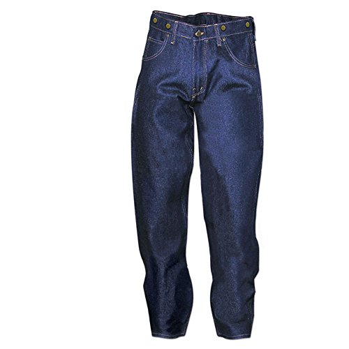 Prison Blues Regular Rigid Work Jeans (34Wx32L) Blue by Prison Blues - American Made