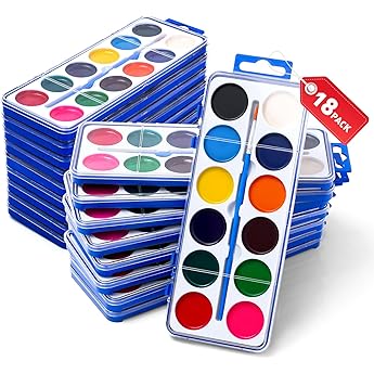 Yasutomo NNC18 Niji Watercolor Set 18 Tubes by Yasutomo - American Made