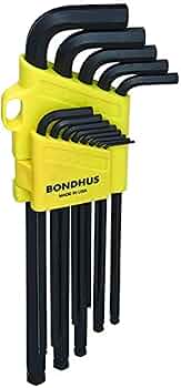 Bondhus 13-Piece SAE Ball End Extra-Long Hex Key Set by Bondhus - American Made