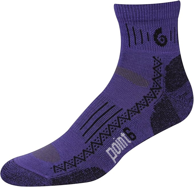 point6 Hiking Tech Light Cushion Mini Crew Socks by Point6 - American Made