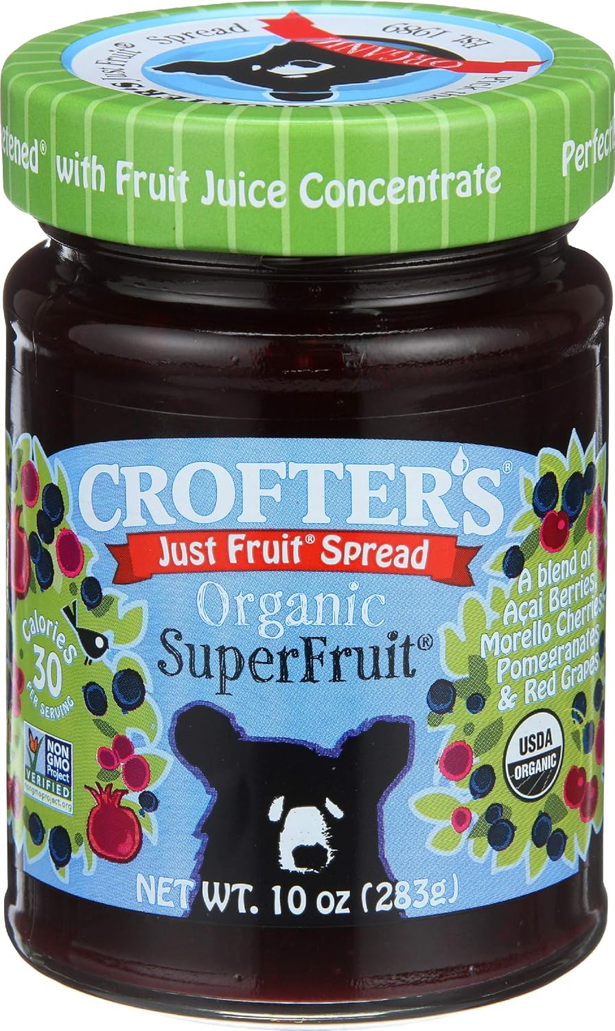 Crofter's Organic Superfruit Just Fruit Spread 10oz by Crofter's Food - American Made