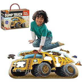 Lauri Crepe Rubber Puzzles Dump Truck by Lauri Toys - American Made