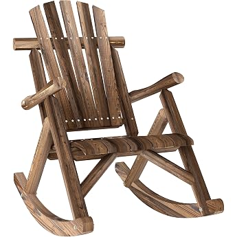 Creekvine Designs Cedar Adirondack Rocking Chair by Creekvine Designs - American Made