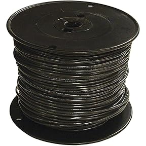 Southwire THHN Building Wire 12 AWG Black 500 Foot by Southwire - American Made