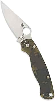 Spyderco Para Military 2 CPM S45VN Digital Camo G-10 by Spyderco - American Made