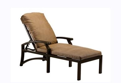 Tropitone Mondovi Cushion Aluminum Patio Chaise Textured Greco by Tropitone - American Made