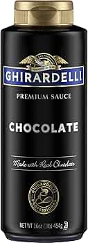 Ghirardelli Chocolate Flavored Sauce Squeeze Bottle 16oz by Ghirardelli - American Made