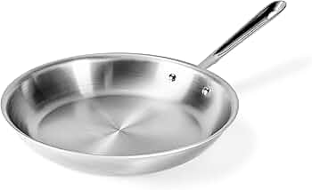 All-Clad D5 Brushed Stainless Steel 12-Inch Fry Pan by All-Clad - American Made