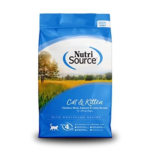 NutriSource Cat and Kitten Chicken Dry Cat Food, 16 lb by NutriSource Pet Foods - American Made