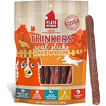 Plato Pet Treats Thinkers Chicken Sticks 10 oz by Plato Pet Treats - American Made