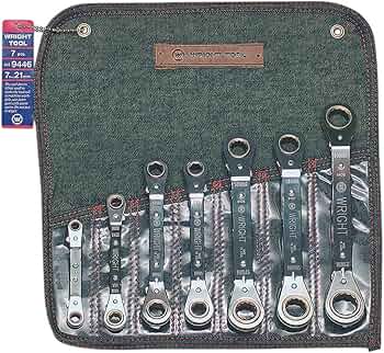 Wright Tool 9446 7-Piece Ratcheting Box Wrench Set, Metric by Wright Tool - American Made